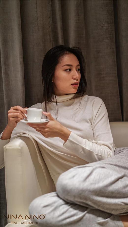 左岸冬日樽领套衫 白色/灰色/藏蓝 商品图2