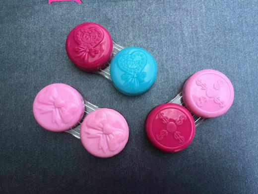 050隐形眼镜双联盒（颜色随机拿20个一包） 商品图2