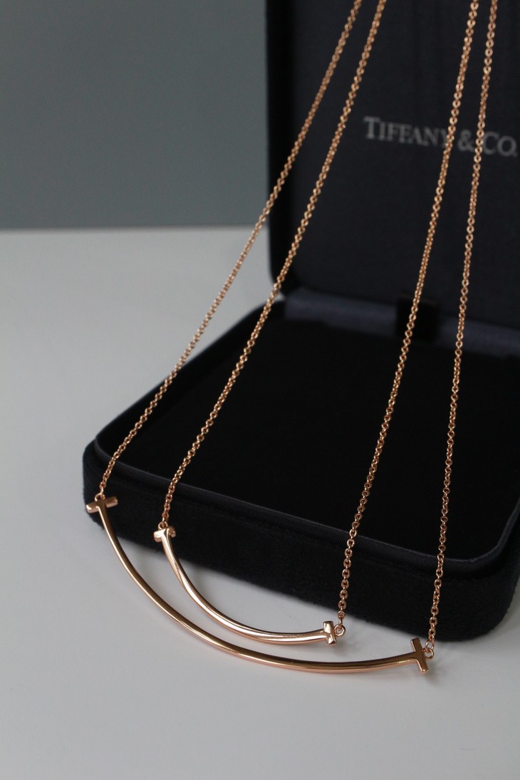 t家 925银 小号笑脸项链 周三发货