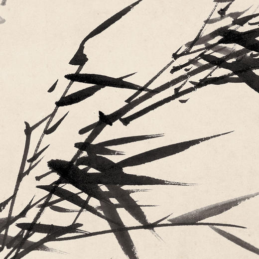 唐寅 风竹图 尺寸:44x83cm