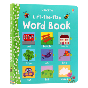 学单词 英文原版 Lift-The-Flap Word Book 趣味翻翻书 Usborne 英文版幼儿英语早教启蒙纸板书 进口原版书籍