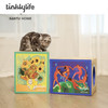 Tinklylife SANTU艺术装饰画猫窝抓板不掉屑大号大空间猫咪用品 商品缩略图7