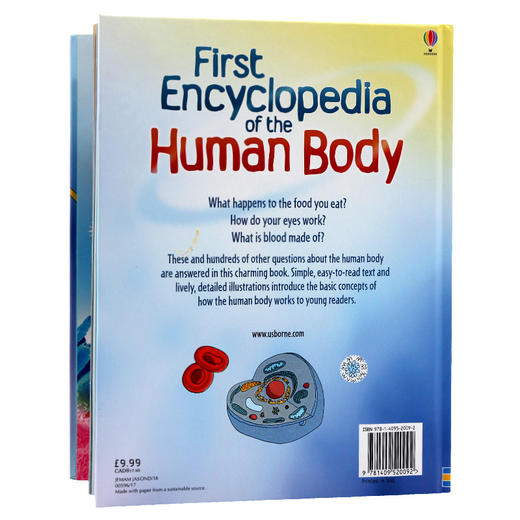 人体百科全书 英文原版 First Encyclopedia of the Human Body Usborne尤斯伯恩 英文版幼儿早教英语启蒙绘本 进口原版书籍 商品图1
