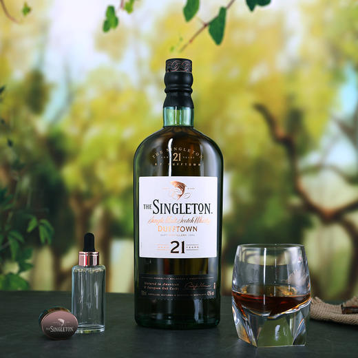singleton苏格登21年礼盒700ml格兰欧德苏格兰单一麦芽威士忌纯麦