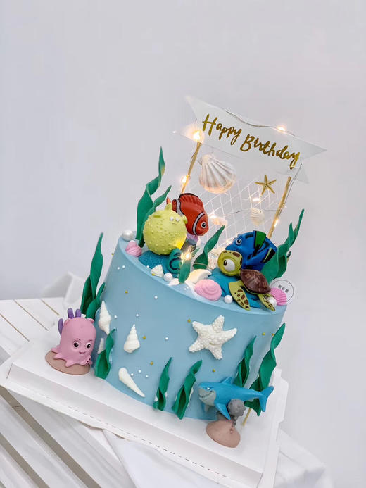 海底总动员生日蛋糕 商品图0