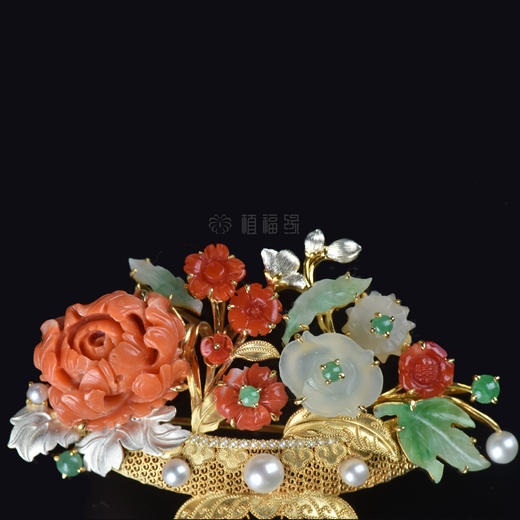 【一览富贵】sh花篮胸针-SH2008133 商品图2