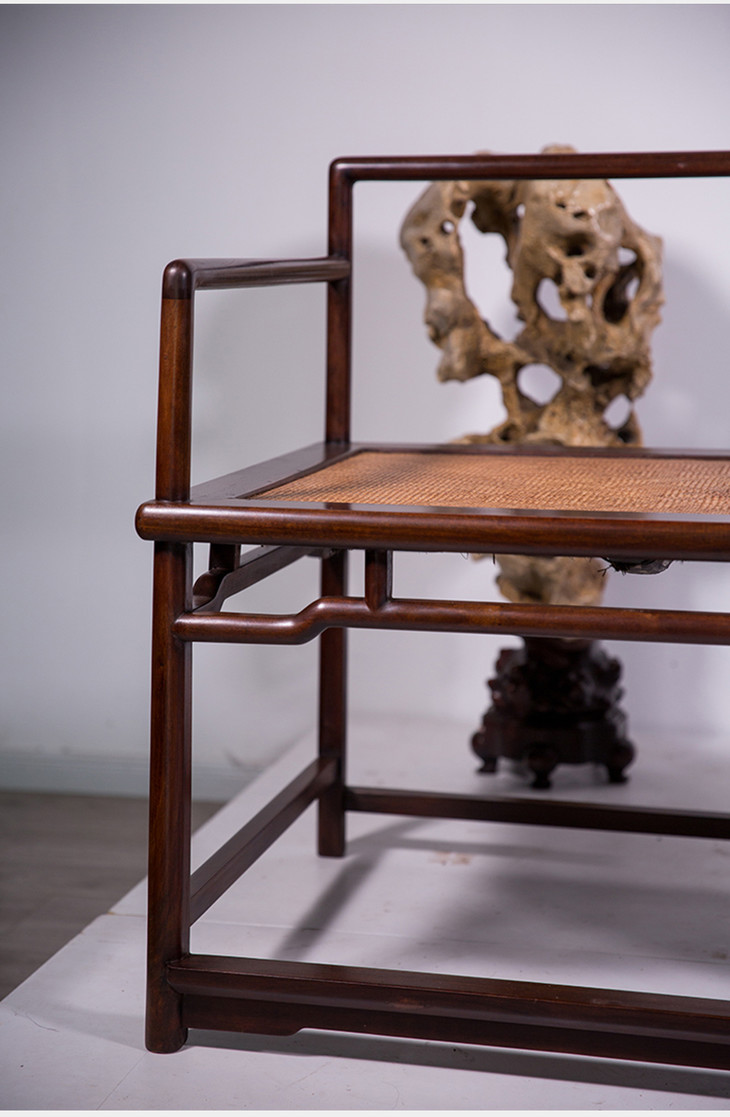 清红木禅椅一对