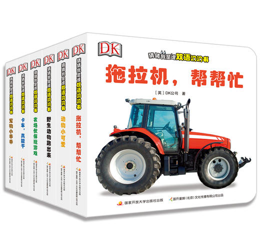 DK猜猜我是谁双语洞洞书套装（共6册） 商品图0