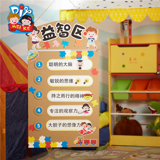 园所区域牌环境布置装饰儿童制作材料包幼儿园手工diy环创挂饰 商品图1