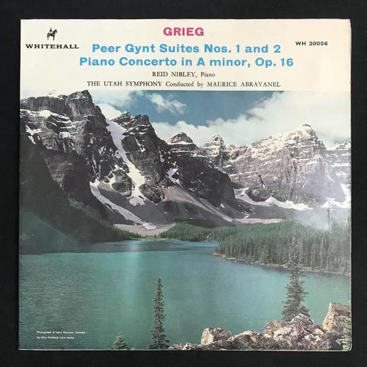 LP黑胶唱片 格里格《培尔·金特组曲》《A小调钢琴协奏曲Op.16》 美国犹他交响乐团 莫里斯·阿布拉瓦内尔指挥 商品图0