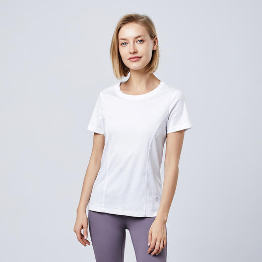 【断码捡漏】卡益短袖T恤KG03507女士瑜伽服不可插胸垫 商品图0