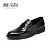 西村名物2020秋季新款男士小皮鞋鳄鱼纹软底休闲商务皮鞋X10CV31451 商品缩略图2