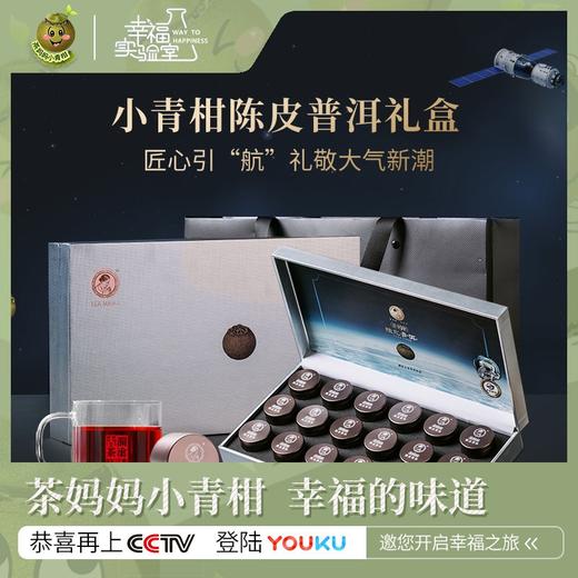 澜沧古茶2019年茶妈妈陈皮普洱小青柑18颗精装版礼盒装茶叶200g 商品图0