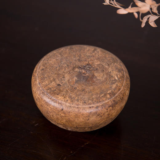 清代  瘿木一木整挖盖盒 商品图1
