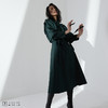 【吸睛狠角色】深墨绿系腰带利落风衣 商品缩略图1