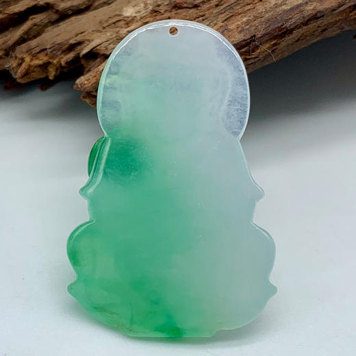 派瑞翡翠 翡翠观音 糯种 飘绿花 商品图1