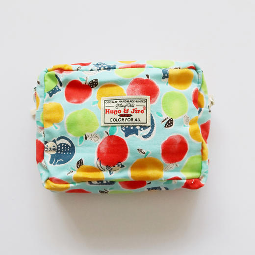 HUJI祤集Motley收纳包插画苹果小猫 商品图1