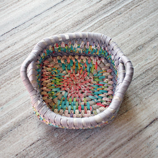 收纳筐 棉绳 杂物整理筐 软装家居手工筐SGK 商品图2