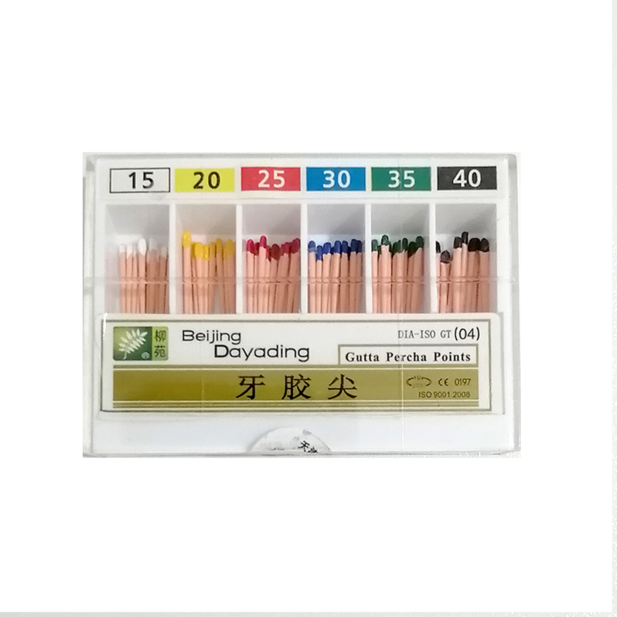 牙胶尖 （达雅鼎柳苑 牙胶尖4锥度 60支装）