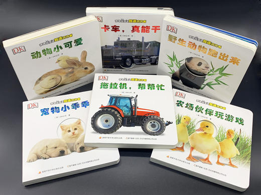 DK猜猜我是谁双语洞洞书套装（共6册） 商品图1