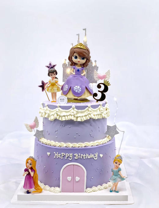 苏菲亚公主双层蛋糕 商品图0
