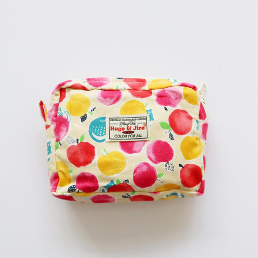 HUJI祤集Motley收纳包插画苹果小猫 商品图2