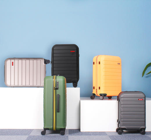 银座 时尚商务旅行箱ABS轻盈拉杆箱20寸24寸28寸三件套装行李箱A-9709 商品图1