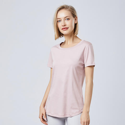 【断码捡漏】卡益短袖T恤KG03501女士瑜伽服不可插胸垫 商品图3
