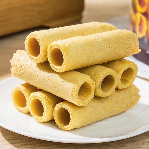 网红爆款~【港式原味蛋卷】260g/盒，纯手工制作，独立小包装，一口酥心 商品图0