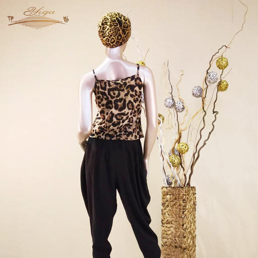 【特惠】YIQU丨“浪花”吊带衣（线条豹纹） 商品图1