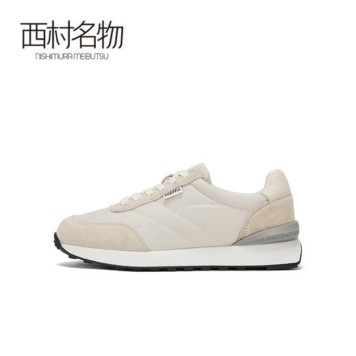 西村名物2020秋季新款老爹鞋女低跟系带舒适增高休闲运动鞋X20CM31831 商品图3