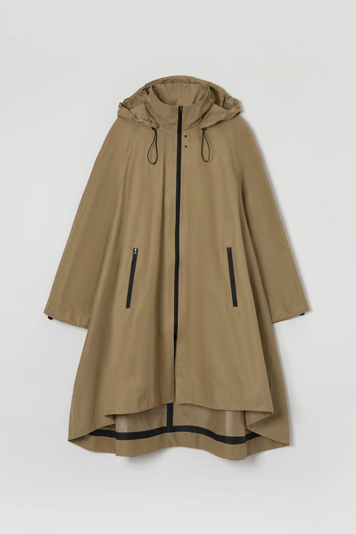 Low Classic 卡其色/黑色OVERSIZED连帽风衣 商品图3