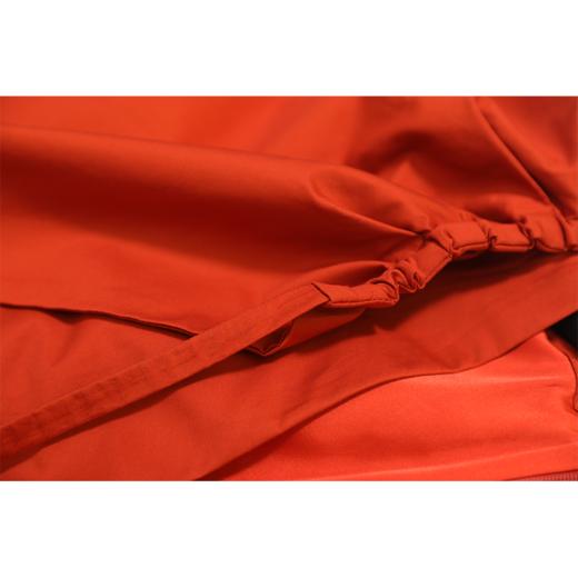 【鬼马女孩】枫叶橘褶皱抽绳短款上衣外套 商品图4