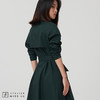【吸睛狠角色】深墨绿系腰带利落风衣 商品缩略图3