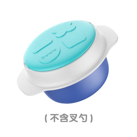 octoto奥克兔兔儿童餐具套装注水保温碗宝宝辅食碗防烫不锈钢可拆洗吸盘碗OKTT 商品图5