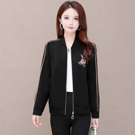 YWE  GJ6008减龄时尚气质印花外套【优】 商品图3