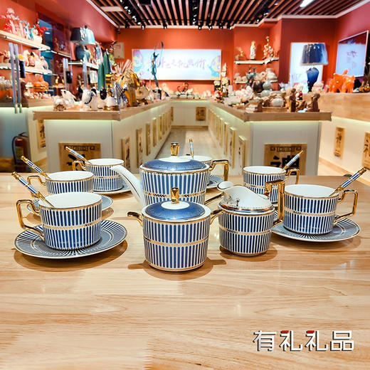 法国雄狮 法兰条纹（磨砂蓝） 21头套装 商品图0