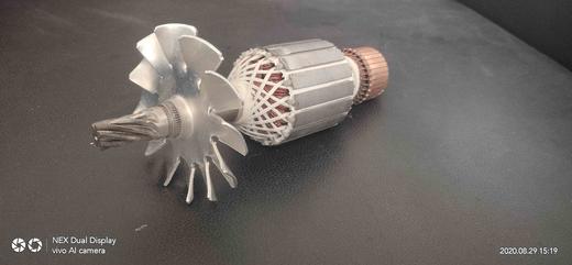 【货号02721】金华宝源泰丰3556钢材机转子钢材机电机7齿转子350切割机马达 商品图3