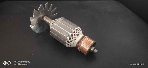 【货号02721】金华宝源泰丰3556钢材机转子钢材机电机7齿转子350切割机马达 商品图4