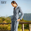 IWY/雾霾蓝色长袖西装长裤套装203041C1+P3 商品缩略图4
