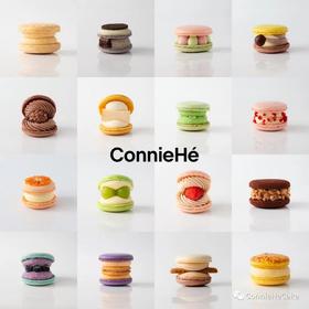 ConnieHe 韩式胖马卡龙专修课-3800元，不含食宿