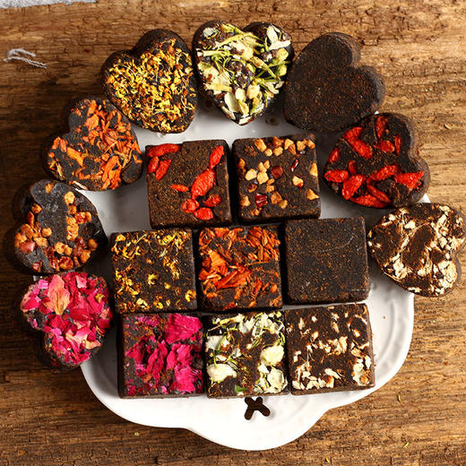 【云南黑糖礼盒装】古法红糖姜茶块春节日送闺蜜礼品新年礼物800g 商品图3