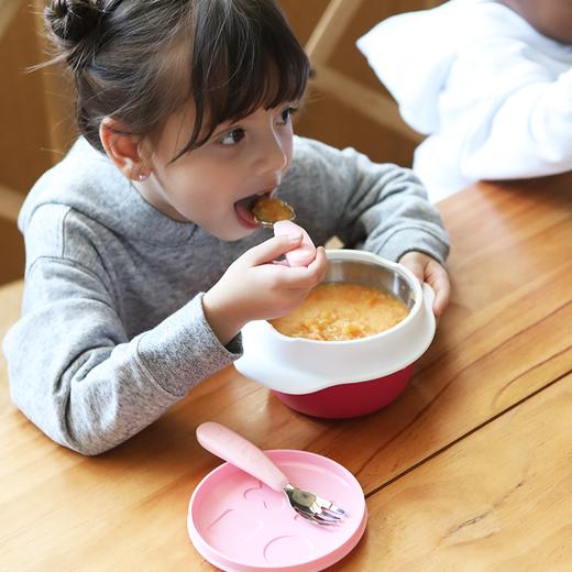 octoto奥克兔兔儿童餐具套装注水保温碗宝宝辅食碗防烫不锈钢可拆洗吸盘碗OKTT 商品图2
