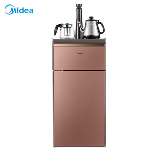 美的（Midea）（509295）立式下置式温热型饮水机YR1609S-X茶吧机高端智能家用自动上水茶饮机下置水桶温热型饮水机柜式茶艺机 商品图0