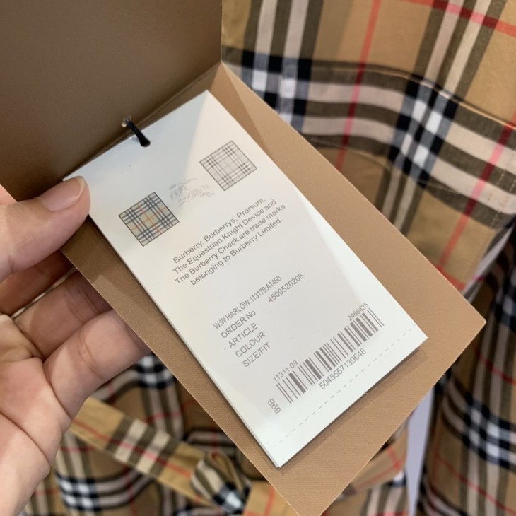 巴宝莉原厂渠道硬货女士长袖衬衫裙