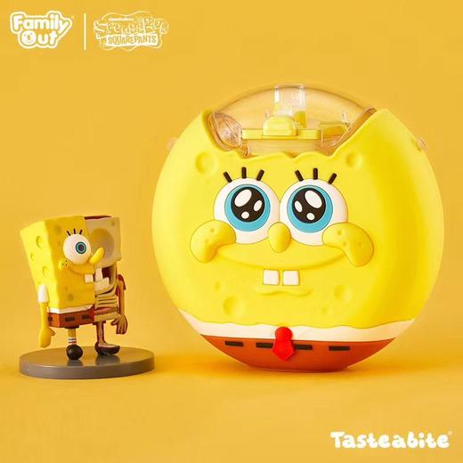 Familyout凡米粒甜甜圈水壶海绵宝宝凉水杯儿童水杯水壶带吸管杯 商品图1