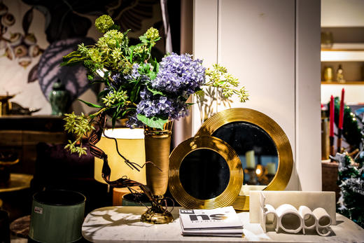 NS家居nsfurniture进口金属喇叭口花瓶NSDE-134771A*Brass/134771B*Brass 商品图7