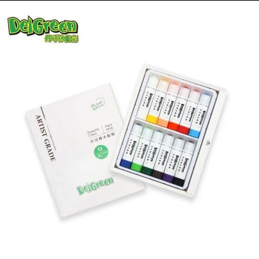 【新品上市】丹可林水粉棒12色，18色，高级灰12色全新上市 商品图1