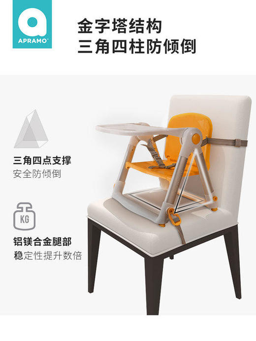 英国安途美apramo多功能便携折叠宝宝餐椅【apramo】 商品图2