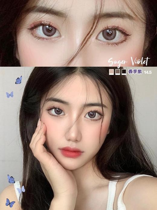 醋醋汁儿同款Babycon 美瞳 牛乳棕/香芋紫 商品图6